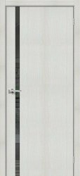 Межкомнатная дверь Порта-1.55 ПО (Bianco Veralinga/Mirox Grey)