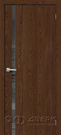 Межкомнатная дверь Порта-1.55 ПО (Brown Dreamline/Mirox Grey)