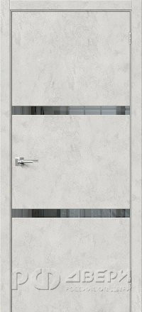Межкомнатная дверь Порта-2.55 ПО (Look Art/Mirox Grey)