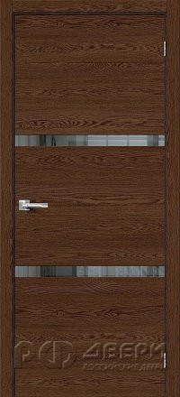 Межкомнатная дверь Порта-2.55 ПО (Brown Skyline/Mirox Grey)