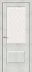 Межкомнатная дверь Прима-3 ПО (Bianco Veralinga/White Сrystal)
