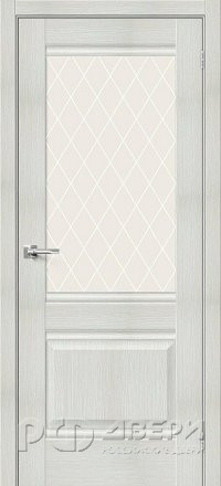 Межкомнатная дверь Прима-3 ПО (Bianco Veralinga/White Сrystal)