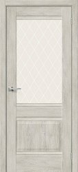 Межкомнатная дверь Прима-3 ПО (Chalet Provence/White Сrystal)