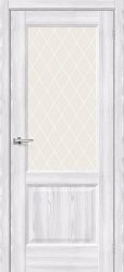 Межкомнатная дверь Неоклассик-33 ПО (Riviera Ice/White Сrystal)