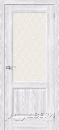 Межкомнатная дверь Неоклассик-33 ПО (Riviera Ice/White Сrystal)