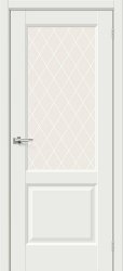 Межкомнатная дверь Неоклассик-33 ПО (White Matt/White Сrystal)