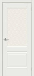 Межкомнатная дверь Прима-3 ПО (White Matt/White Сrystal)