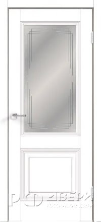 Межкомнатная дверь Alto 10 2V ПО (Белый/Мателюкс)