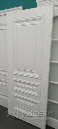 Межкомнатная дверь Дебют-3 ПГ (Белая эмаль)