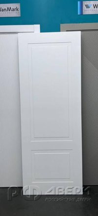 Межкомнатная дверь Стэфани-2 ПГ (Белая эмаль)