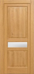 Межкомнатная дверь из массива дуба М-04 ПО-1/2 (Тон 17)