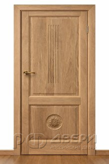 Межкомнатная дверь из массива сосны М-10 ПГ (Без отделки/Круг)