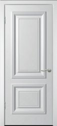 Межкомнатная дверь Дебют-2 ПГ (Белая эмаль)
