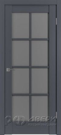 Межкомнатная дверь Emalex ER1 ПО (Onyx/Dark Cloud)