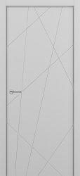 Межкомнатная дверь Chaos ПГ (Ral 7047 эмаль)
