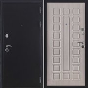 Входная металлическая дверь Спартак (Антик темное серебро/Беленый дуб) 