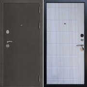 Входная металлическая дверь Галеон 2 (Темное серебро антик/Сандал светлый)