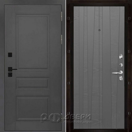 Входная металлическая дверь Сенатор ПЛЮС SOLID Trend (Cерый нубук soft/Grigio (Ral 7015))