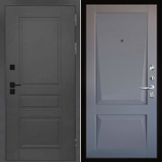 Входная металлическая дверь Solid Perfecto (Cерый нубук soft/Barhat grey)