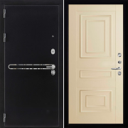 Металлическая дверь Reverse Президент S1Z 62001 (Графит с блестками антик/Керамик Серена)