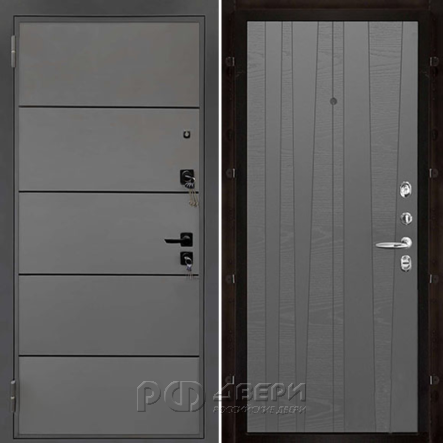 Входная металлическая дверь Liberty H4 Trend (Силк титан/Grigio (Ral 7015))
