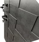 Quadro (Бетон графит темный/Меламин белый) Мини фото #2