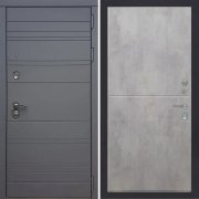 Входная металлическая дверь ART 39 Ultima 290 (Силк титан/Бетон темный)
