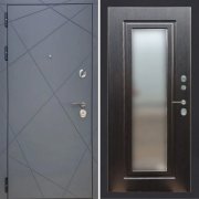 Входная металлическая дверь ART 50 Ultima 120 (Серый мат/Зеркало венге)