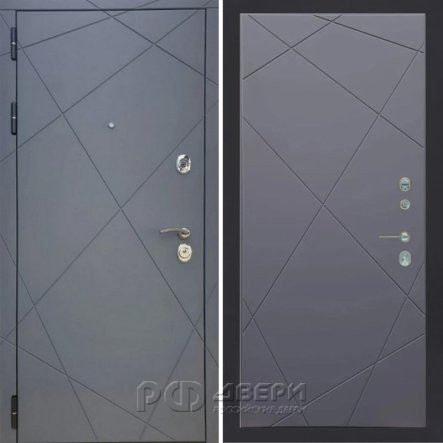 Входная металлическая дверь ART 50 Ultima 291 (Серый мат/Силк титан)