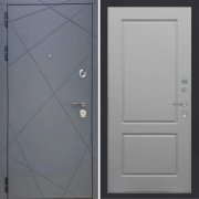 Входная металлическая дверь ART 50 Ultima 117 (Серый мат/Силк титан)