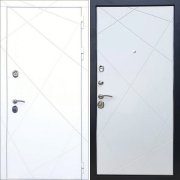 Входная металлическая дверь ART 50 Ultima (Белый матовый/Белый мат)