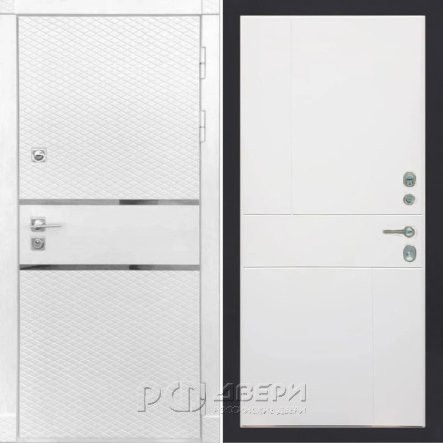 Входная металлическая дверь ART 15 Ultima 290 (Силк Сноу/Силк сноу)