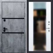 Входная металлическая дверь ART 15 Ultima 16 (Бетон темный/Зеркало ясень белый)