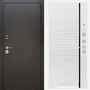 Входная металлическая дверь ART S1 22 (Антик темное серебро/Белый софт)