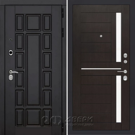 Входная металлическая дверь ART S2 02 (Венге/Венге)