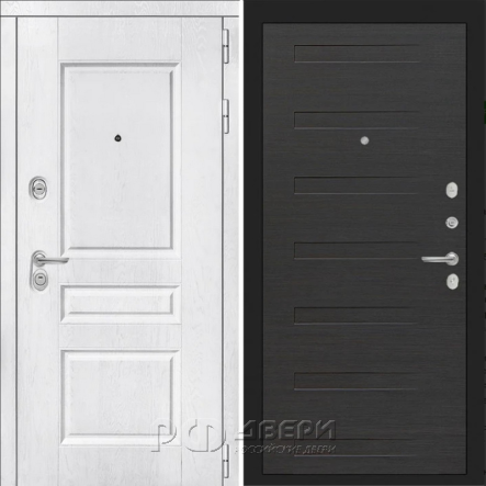 Металлическая дверь Reverse ART S6 14 (Альберо браш/Эковенге горизонтальный)