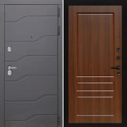 Входная металлическая дверь ART S7 03 (Графит софт/Бренди)