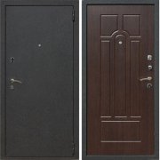 Входная металлическая дверь Лекс 1А (Черный муар/Венге)