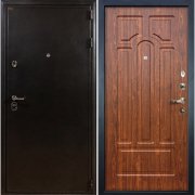 Входная металлическая дверь Колизей (Антик серебро/Береза мореная №26)
