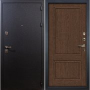 Входная металлическая дверь Рим Энигма (Черный шелк/Орех №57)