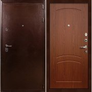 Входная металлическая дверь Цезарь 5А (Антик медный/Береза мореная №11)