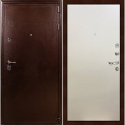 Входная металлическая дверь Цезарь 5А (Антик медный/Белый ясень №62)