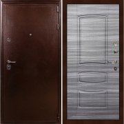 Входная металлическая дверь Цезарь 5А (Антик медный/Сандал серый №69)