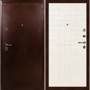 Входная металлическая дверь Цезарь 5А (Антик медный/Белый ясень №56)