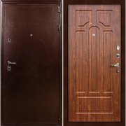 Входная металлическая дверь Цезарь 5А (Антик медный/Береза мореная №26)