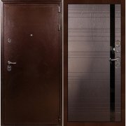 Входная металлическая дверь Цезарь 5А (Антик медный/Ясень шоколадный №31)
