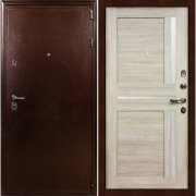 Входная металлическая дверь Цезарь 5А Баджио (Антик медный/Ясень кремовый №49)