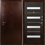 Входная металлическая дверь Цезарь 5А Сицилио (Антик медный/Венге №51)