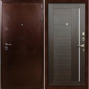 Входная металлическая дверь Цезарь 5А Верджиния (Антик медный/Венге №39)