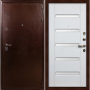 Входная металлическая дверь Цезарь 5А (Антик медный/Белый ясень №34)